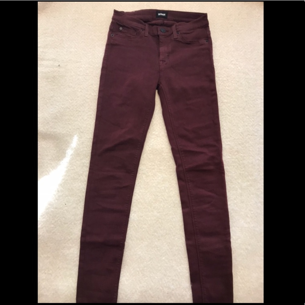 Hudson colored super skinny jeans